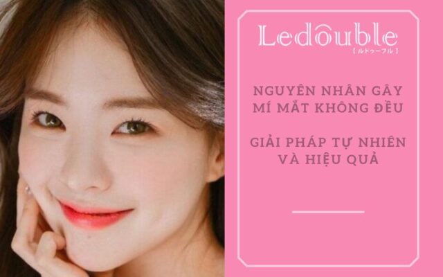nguyên nhân gây mí mắt không đều